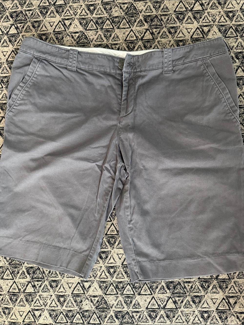 Gray Women's Casual Chino Shorts